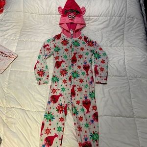 Girl’s Christmas one piece pjs